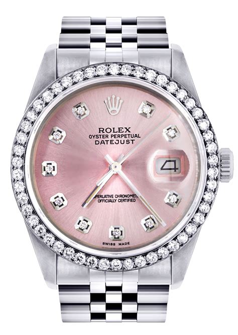 ladies pink rolex datejust|rolex lady datejust pink dial.